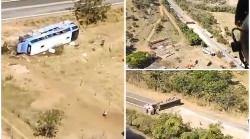 Carreta envolvido em acidente que deixou 8 mortos entre Vianópolis e Luziânia estava a 120 km por hora, diz polícia