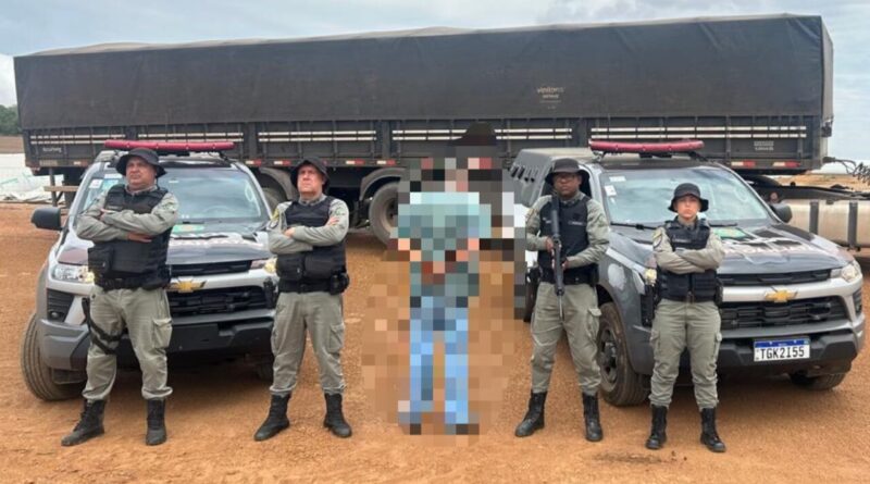 Batalhão Rural intercepta caminhão com mais de 32 toneladas de grãos e detém dois suspeitos em Ipameri